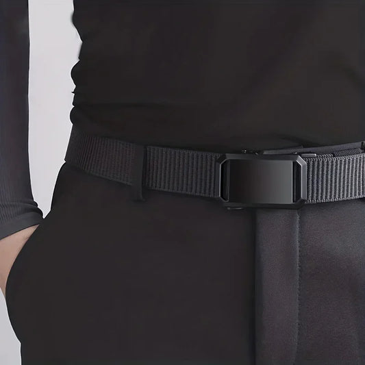 Automatic buckle wallet belt