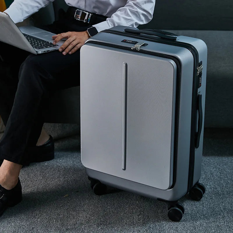 Valise de voyage à roulettes avec compartiment pour ordinateur portable