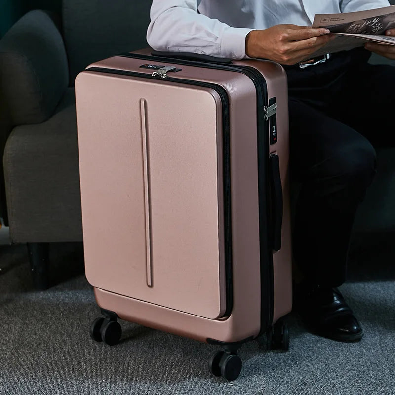 Valise de voyage à roulettes avec compartiment pour ordinateur portable