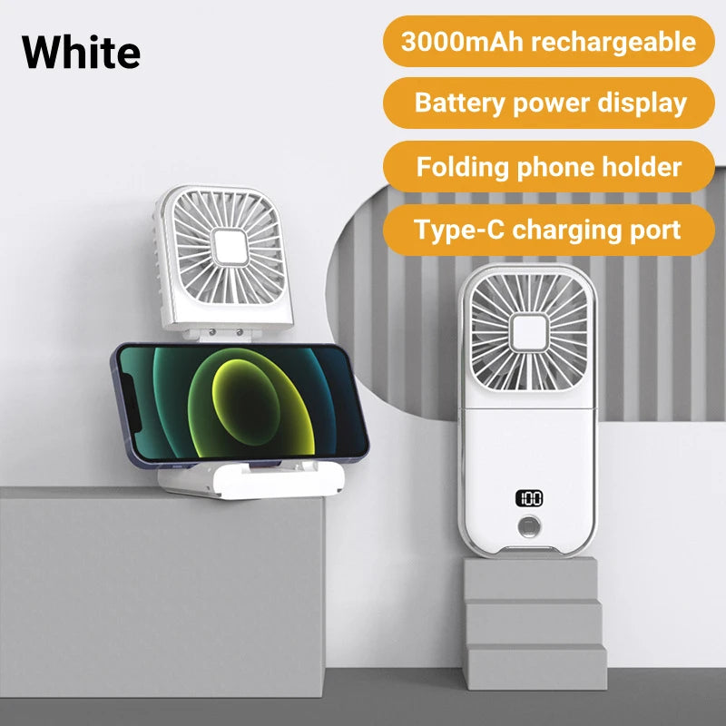 Mini Portable Fan with USB Charging