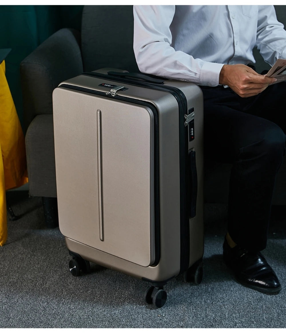 Valise de voyage à roulettes avec compartiment pour ordinateur portable