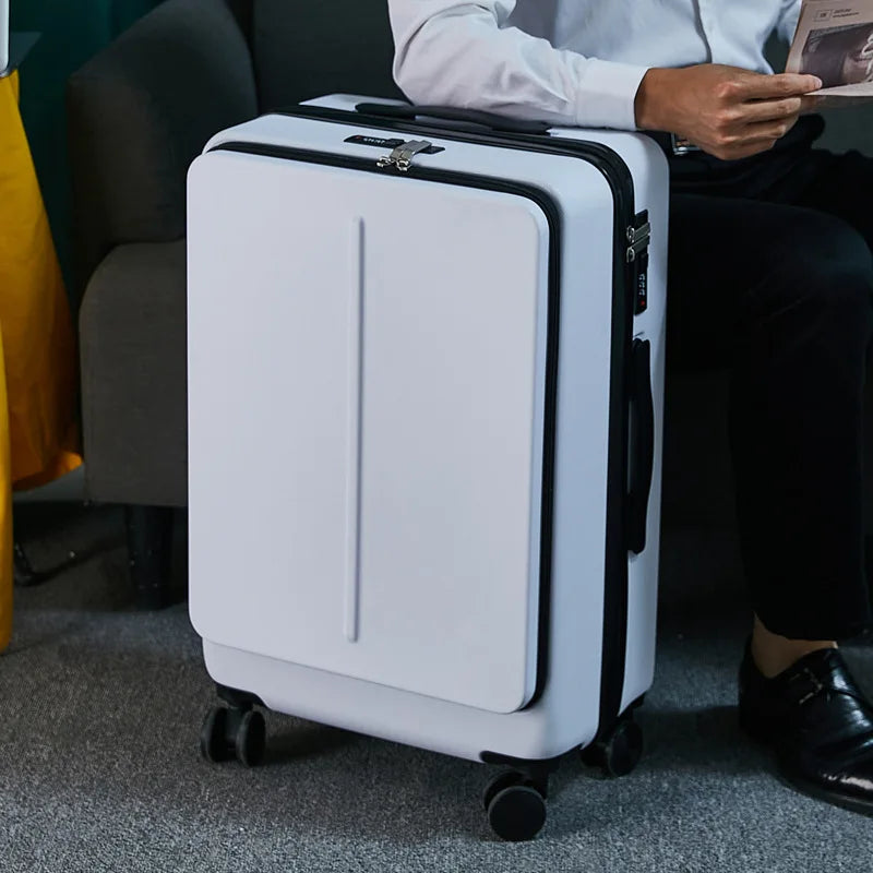 Valise de voyage à roulettes avec compartiment pour ordinateur portable