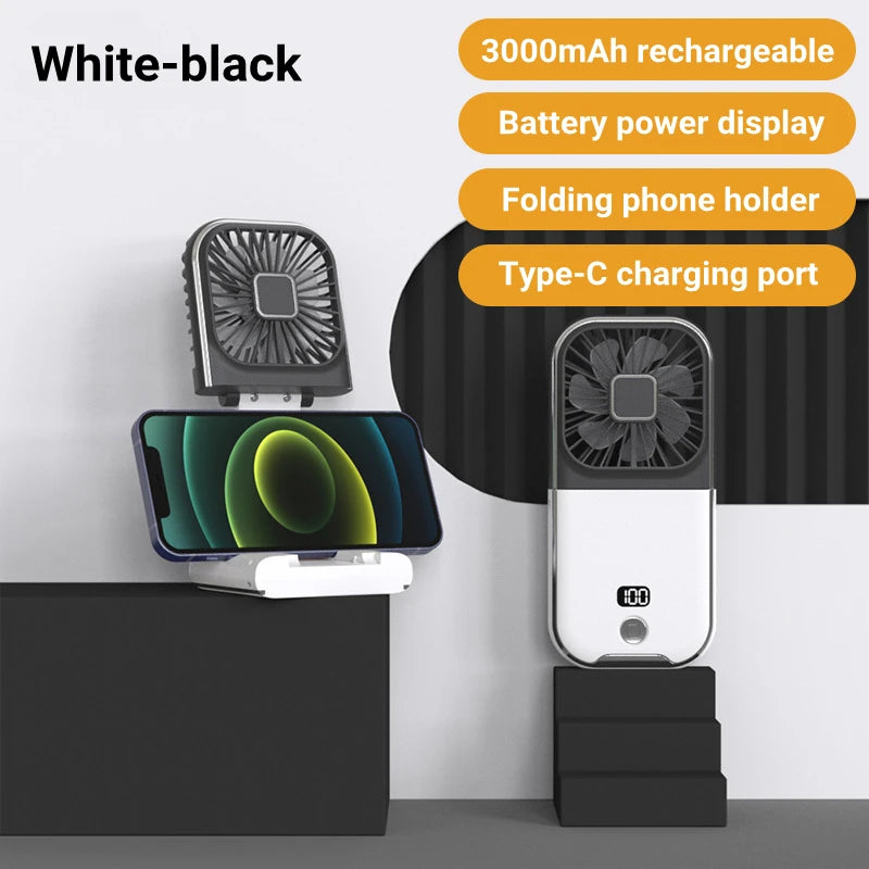 Mini Portable Fan with USB Charging