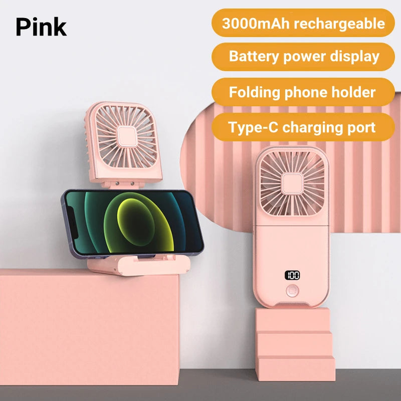 Mini Portable Fan with USB Charging