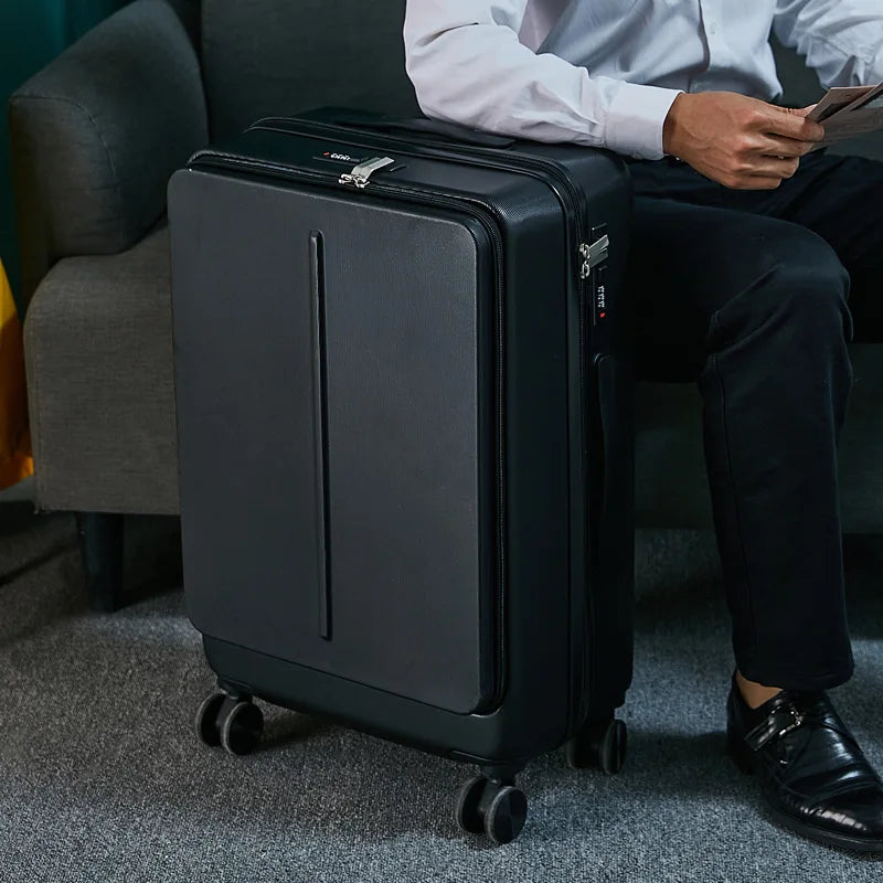 Valise de voyage à roulettes avec compartiment pour ordinateur portable