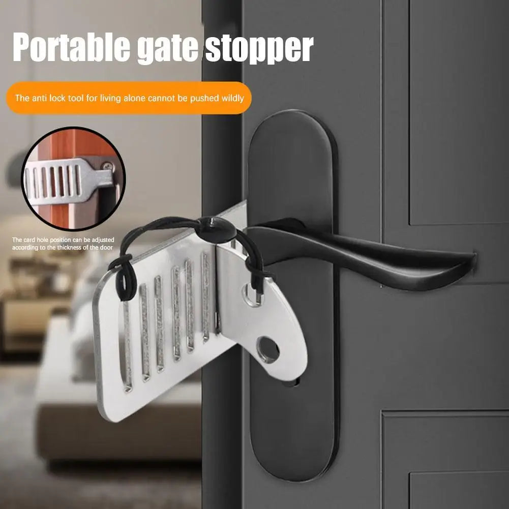 Metal Door Lock Security Lock for Home Room Hotel Travel 